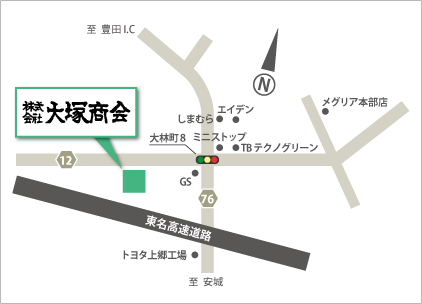 ※クリックで愛知県豊田市の地図(Ma pFan Web)へリンク